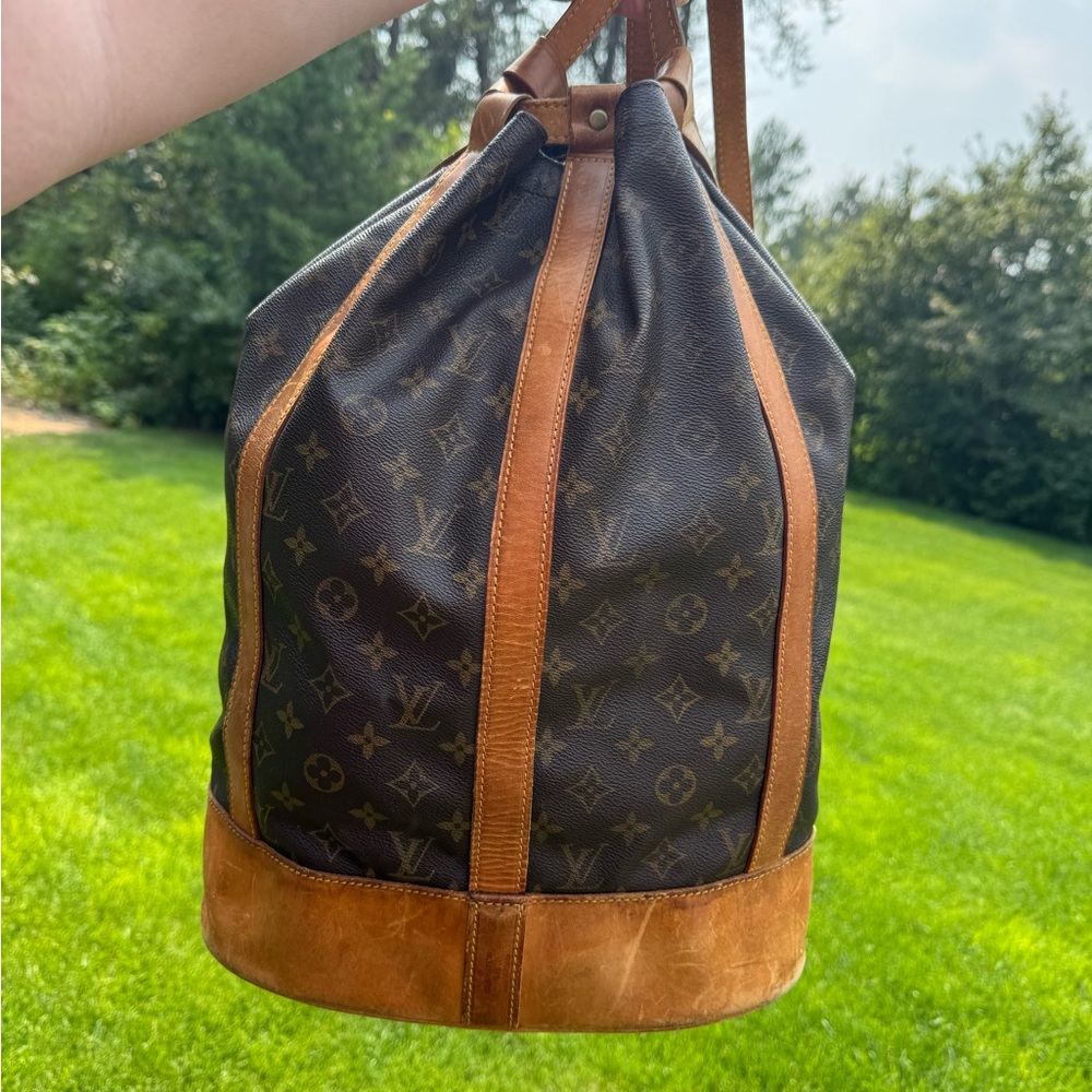 Authentic Louis Vuitton Monogram Randonnee Shoulder Bag